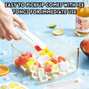 idrop 1 SET – Press Ice Cube Tray Ice Ball Maker Mold Large Capacity Ice Storage Box Food Grade Freezer Ice Cube Mold with Insulated Bag Acuan Ais Tekan 1 Set Pembuat Kiub Ais Kapasiti Besar Simpan Ais Gred Makanan Untuk Peti Sejuk Dengan Beg Penebat