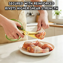 idrop 1 PCS Multifunctional Kitchen Scissors Food Grade Stainless Steel Baby Weaning Meat & Vegetable Cutting Tool Kitchen Shears Set Gunting Dapur Serbaguna 1PCS Keluli Tahan Karat Gred Makanan Makanan Bayi Untuk Potong Daging dan Sayur Alat Dapur Rumah