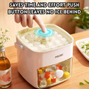 idrop 1 SET – Press Ice Cube Tray Ice Ball Maker Mold Large Capacity Ice Storage Box Food Grade Freezer Ice Cube Mold with Insulated Bag Acuan Ais Tekan 1 Set Pembuat Kiub Ais Kapasiti Besar Simpan Ais Gred Makanan Untuk Peti Sejuk Dengan Beg Penebat