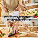 idrop 1 PCS Multifunctional Kitchen Scissors Food Grade Stainless Steel Baby Weaning Meat & Vegetable Cutting Tool Kitchen Shears Set Gunting Dapur Serbaguna 1PCS Keluli Tahan Karat Gred Makanan Makanan Bayi Untuk Potong Daging dan Sayur Alat Dapur Rumah