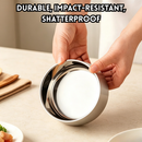 idrop 2 PCS – 13CM Korean Style 316L Stainless Steel Double Layer Rice Bowl Food Grade Soup Kids Household Tableware Set Mangkuk Keluli Tahan Karat 316L Gaya Korea Mangkuk Nasi Dwi Lapis Gred Makanan Sup Kecil Mangkuk Kanak-Kanak Untuk Kegunaan Rumah
