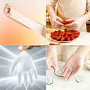 idrop 400 PCS – Disposable PVC Gloves Food Grade Long Sleeve Kitchen Thickened Nitrile Household Cleaning Dishwashing Sarung Tangan Pakai Buang 400PCS PVC Gred Makanan Lengan Panjang Dapur Tebal Nitril Untuk Mencuci Pinggan Memasak dan Kerja Pembersihan