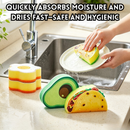 idrop 6 PCS – Dishwashing Sponge Scrubber Cleaning Pad Kitchen Cleaning Cloth Durable Pot Brush Magic Eraser Multi Purpose Kitchen Cleaning Set Span Cuci Pinggan Pad Penggosok Kotoran Kain Lap & Berus Cuci Periuk Set Pembersihan Dapur Pelbagai Guna