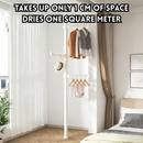 idrop 1 PCS – 4.1M Double Pole Floor to Ceiling Clothes Drying Rack No Drill Laundry Rack for Bedroom Balcony and Window with 8 Wings Rak Pengering Baju 3.1M Tiang Berganda Lantai ke Siling Tanpa Tebuk Dobi Untuk Bilik Balkoni dan Tingkap Dengan 8 Sayap