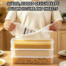 idrop 3 PCS 1.3L Noodle Storage Container Food Grade Plastic Kitchen Organizer Box Spaghetti Pasta Dry Noodle Refrigerator Safe Bekas Penyimpanan Mi 1.3L 3PCS Kotak Simpanan Dapur Plastik Gred Makanan Spaghetti Pasta dan Mi Kering Selamat Untuk Peti Sejuk