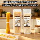 idrop 3 PCS 1.3L Noodle Storage Container Food Grade Plastic Kitchen Organizer Box Spaghetti Pasta Dry Noodle Refrigerator Safe Bekas Penyimpanan Mi 1.3L 3PCS Kotak Simpanan Dapur Plastik Gred Makanan Spaghetti Pasta dan Mi Kering Selamat Untuk Peti Sejuk