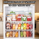 idrop 6 PCS – Food Grade Reusable Storage Bags Airtight Zip Lock Freezer Bags Kitchen Food Storage Organizer Leakproof Resealable Bags Penyimpanan Gred Makanan 6PCS Beg Kedap Udara Zip Lock Boleh Diguna Semula Beg Simpan Makanan Untuk Dapur dan Peti Sejuk