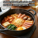 idrop 1 PCS 26CM Enamel Cast Iron Pot Seafood Crab Stew Pot Casserole Dish Soup Ceramic Coated Cookware Induction & Gas Stove Compatible Kitchen Cookware Periuk Besi Tuang Enamel 26CM 1PCS Makanan Laut Ketam Rebus & Sup Sesuai Untuk Dapur Induksi dan Gas
