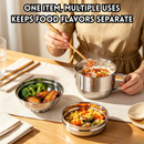 idrop 1 SET – 316L Stainless Steel Lunch Box & Takeaway Cup Office Meal Container Instant Noodle Bowl with PP Lid & Stainless Steel Lid Set Bekas Makan Tengah Hari 316L Dengan Cawan, Untuk Pejabat, Mangkuk Mi Segera Dengan Penutup PP & Penutup Keluli