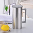 idrop 304 Stainless Steel Insulated Water Jug with Handle Large Capacity Cold Water Bottle Coffee Tea Kettle Teko Air Sejuk Keluli Tahan Karat 304 Berpenebat Bertangkai Kapasiti Besar Botol Air Sejuk Teko Kopi Teh (S)