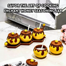 idrop 6 PCS Ceramic Seasoning Jar Set Honey Spice Container with Spoon Multi Compartment Condiment Storage Kitchen Accessories Set Set Bekas Perasa Seramik Bekas Madu Rempah dengan Sudu Bekas Pelbagai Ruang Simpanan Dapur Rumah