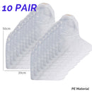 idrop [ 1 / 5 / 10 Pairs ] Disposable Thick Waterproof Shoe Cover For Rainy Days / Sarung Kasut Kalis Air / 批发 一次性鞋套防水加厚下雨天塑料透明脚套长筒养殖靴套脚套