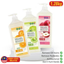 idrop 1.28kg Food Grade Dishwashing Fruit & Vegetable Liquid Detergent / Sabun Basuh Pinggan Buah & Sayur /  1.28KG蔬果园橘彩星光果蔬餐具净