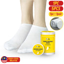 idrop [ 5PCS ] Disposable Travel Socks For Men Women / Stokin Pakai Buang / 袜子女一次性袜子男士旅行袜压缩袜子旅游棉袜子吸汗透气