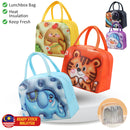 idrop Hand Carry Insulated Lunch Box Bag / Beg Simpan Bekas Makanan / 手拎保温饭盒袋3D图案