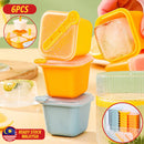 idrop [ 6PCS ] Ice Cube Tray Mold / Acuan Kiub Ais / 自带冰棒冰格(6个1盒)(DUN DUN 吨吨冰格)