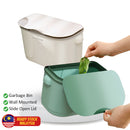 Kitchen Cabinet Mounted Trash Can Garbage Bin / Tong Sampah Gantung Dapur / 柜式垃圾桶垃圾桶