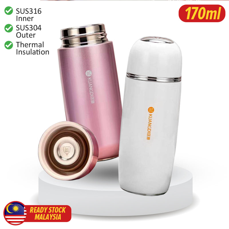 idrop [ 170ml ] Vacuum Drinking Flask Cup Stainless Steel 316 + 304  / Cawan Botol Minum Keluli Tahan Karat / 170ML真空休闲杯(316+304)