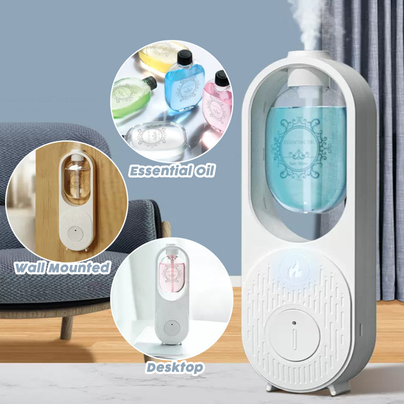 idrop Automatic Aroma Diffuser Fragrant Air Freshener with Essential Oil / Penyegar Aroma Automatik Penyegar Udara Wangi dengan Minyak Pati / 自动火焰香薰机(一机一精油)