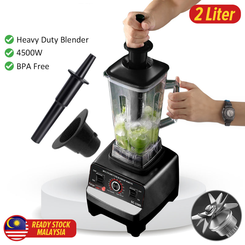 idrop [ 2L ] Heavy Duty Juicer Blender 4500W / Pengisar Berat 2 Liter / 2L单个方杯料理机(4500W)