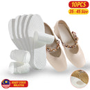 idrop [ 10PCS ] Disposable Pulp Shoe Insole Breathable & Moisture Absorption Foot Pad / 10 Keping Alas Tapak Kasut Pakai Buang Serap Air / 一次性纸浆鞋垫木浆防臭吸湿排汗超薄男女款透气卫生批发吸汗鞋垫