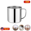 idrop [ 7CM ] Multipurpose Stainless Steel Mug Cup For Multipurpose Usage / Cawan Minum Keluli Tahan Karat Pelbagai Guna / 多用途不锈钢马克杯多用途