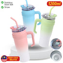 idrop [ 1200ml ] Stainless Steel 304 Drinking Cup Flask Plastic Coated / Botol Cawan Minum Keluli Tahan Karat 304 /
