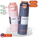 idrop 400ml 500ml Leisure Thermos Drinking Cup 316 Stainless Steel / Botol Cawan Minuman Keluli Tahan Karat / 400ML-500ML道奇瓦力休闲保温杯 (316不锈钢)