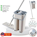 idrop Household Flat Cleaning Mop Hands Free / Mop Lantai Nipis / 刮刮乐拖把