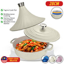 idrop 28CM Moroccan Style Tagine Taji Multifunction Cooking Pot / Periuk Masak Tangine Taji Pelbagai Guna Morocco /  28CM摩洛哥风格Tangines多功能烹饪锅