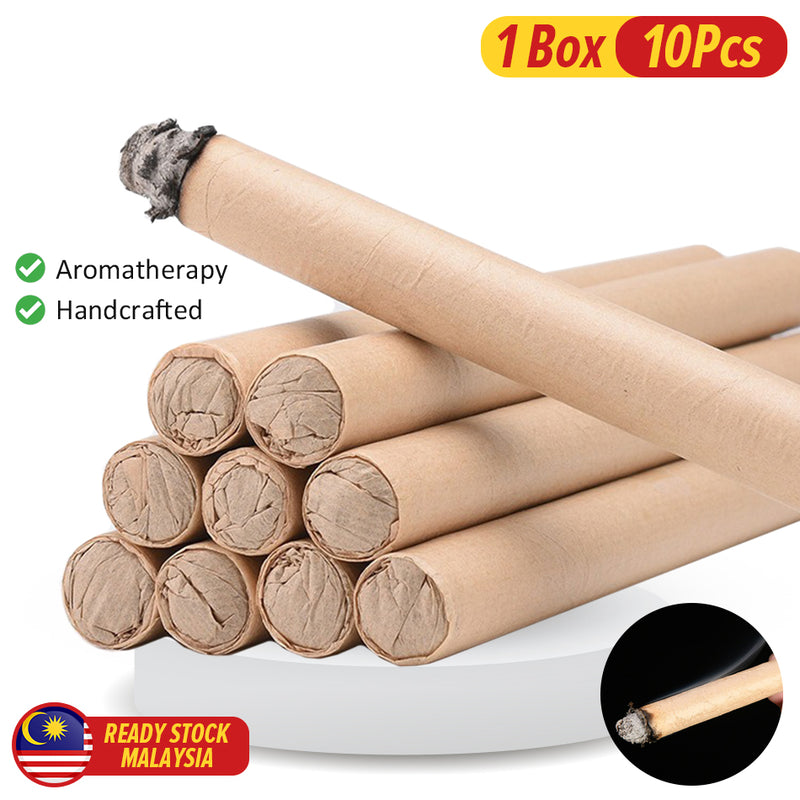 idrop [ 10Pcs ] Aromatherapy Moxa Sticks / Batang Aromaterapi Moxa / 香薰艾条10个1盒