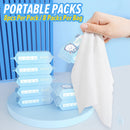 idrop Cleaning Wipe Cleansing Wipe Baby Wipes and Moist Toilet Paper [ 8 Packs X 8pcs Per pack ] / Kain Cuci Lap Pakai Buang / 手口清洁湿巾(8片 *8包)