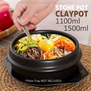 idrop Cooking Casserole Food Claypot Stone Pot Bowl / Periuk Seramik Makanan / 1100ml1500ml号石锅(砂煲)