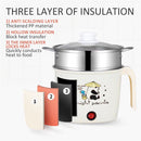 idrop [ 2 LAYER ] 18CM Single Handle Electric Cooking Pot 450W / Periuk Masak Elektrik 18CM / 18CM单柄二层电煮锅450W