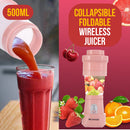 idrop [ 500ml ] Folding Collapsible Compact Portable Electric Juicer / Pemerah Jus Buah Elektrik Senang Lipat / 500ML便携榨汁机(六刀)(伸缩榨汁 机)