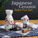 idrop Japanese Ceramic Sake Pot Set / Set Seramik Minum Sake Jepun / 日式陶瓷清酒壶套装