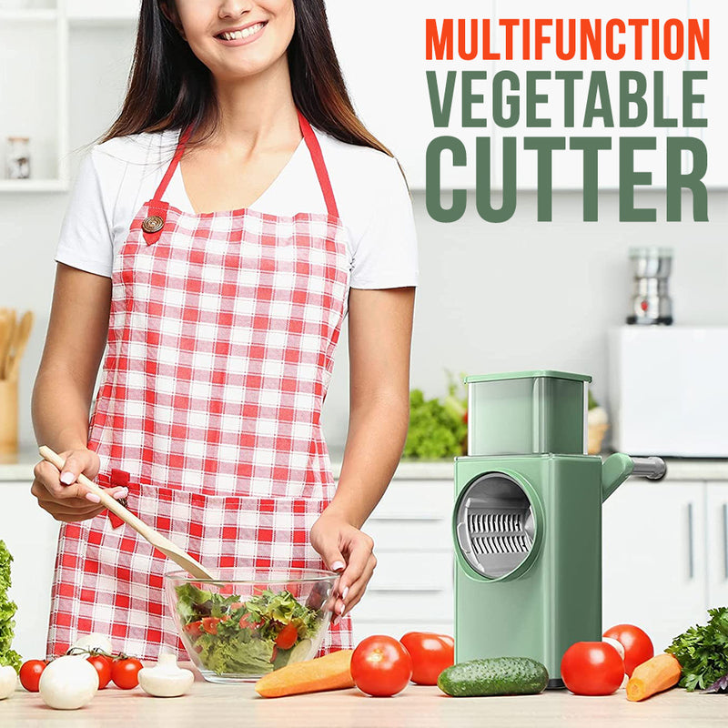 idrop Multifunctional Vegetable Grater Cutter Slicer Shredder Hand Rotary Roller / Penghiris Pemotong Sayur Pelbagai Guna / 多功能蔬菜刨丝器切菜机切片机切菜机手动旋转滚筒