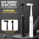 idrop [ 5 IN 1 ] 6 Sided Electric Toothbrush Rechargeable Exchangeable Brush Head / Berus Gigi Elektrik 5 Dalam 1  / 六面新款店铺保修电动牙刷声波情侣套装自动成人美白男女充电款