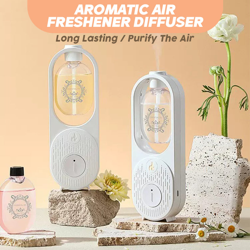 idrop Automatic Aroma Diffuser Fragrant Air Freshener with Essential Oil / Penyegar Aroma Automatik Penyegar Udara Wangi dengan Minyak Pati / 自动火焰香薰机(一机一精油)