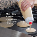 idrop All In One Hand Batter Mixer Dispenser Bottle / Botol Adunan Kek / 手摇搅拌瓶
