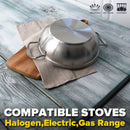 idrop 30CM Stainless Steel Steamer & Cooker / Periuk Masak & Stim Keluli Tahan Karat / 30CM不锈钢蒸锅+炊具