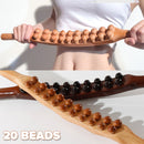 idrop Body Massage Stick 20 Beads / Kayu Urut Badan 20 Biji Urut / 原木刮痧板按摩棒20珠58.5CM