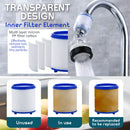 idrop [ 3 IN 1 ] Three Speed Booster Faucet Splash Proof Water Purifier Transparent / Kepala Paip Air 3 IN 1 dan Penapis / 三挡增压水龙头防溅净水器