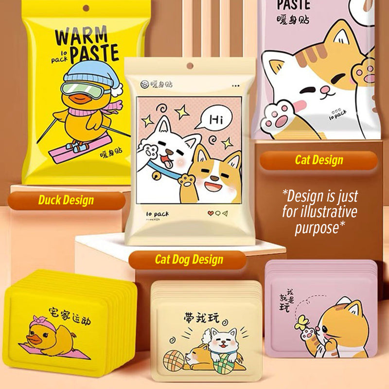 idrop [ 10pcs Pack ] Disposable Heating Patch Hot Compress Waming Patch / Sachet Pemanas Pakai Buang / (10PCS/PACK)热敷暖贴(一次性发热贴)