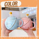 idrop [ 400ml ] Astronaut Space Planet Cup Warmer with Ceramic Mug / Pemanas Cawan dan Cawan Seramik Planet Angkasawan / 宇航员星球恒温陶瓷杯(带恒温)