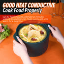idrop Heat Resistant Casserole Ceramic Pot with Glass Lid [ 3L 4L 5L ] / Periuk Seramik Dengan Penutup / 玻璃盖耐热砂锅陶瓷锅