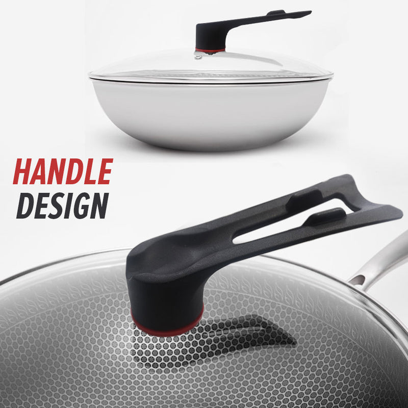 idrop [ 34CM / 40CM / 42CM ] Thickened Stainless Steel Frying Pan Wok Lid Cover / Penutup Periuk Keluli Tahan Karat / [ 34CM / 40CM / 42CM ] 加厚不锈钢炒锅锅盖盖