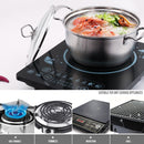 idrop 16PCS 8 Pot Stainless Steel Pot Set with Glass Cover / Set Periuk Keluli Tahan Karat Pelbagai Saiz / 16件套8锅不锈钢锅具玻璃盖