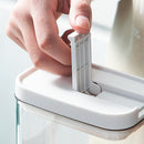 idrop [ 500ml ] Easy Buckle Plastic Rectangle Sealed jar ( 2pcs / 4pcs ) / Bekas Simpanan Makanan Kering 500ml / 0.5L塑料易扣密封罐