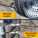 idrop [ 34CM ] Cooker Steamer Layer / Lapisan Periuk Masak Stim / 蒸锅层